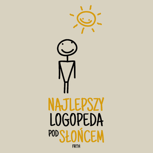 Najlepszy Logopeda Pod Słońcem - Torba Na Zakupy Natural