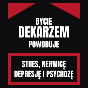 Bycie Dekarzem - Męska Bluza Czarna