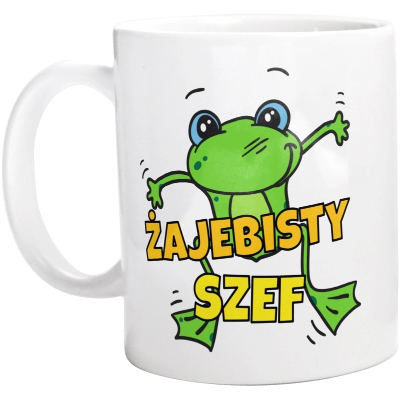 Żajebisty szef - Kubek Biały