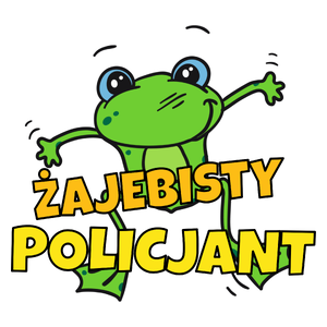 Żajebisty Policjant - Kubek Biały