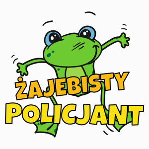 Żajebisty Policjant - Poduszka Biała