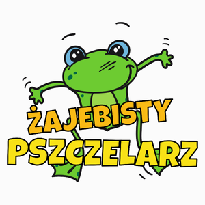 Żajebisty pszczelarz - Poduszka Biała