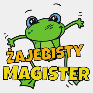 Żajebisty Magister - Męska Koszulka Biała