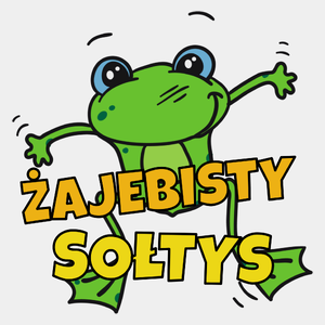 Żajebisty Sołtys - Męska Koszulka Biała