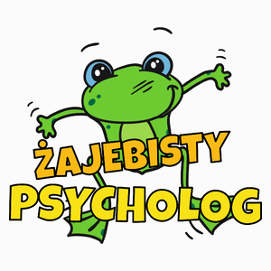 Żajebisty Psycholog - Poduszka Biała