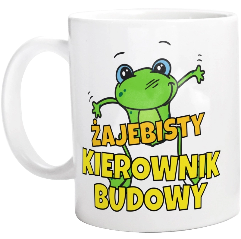 Żajebisty kierownik budowy - Kubek Biały