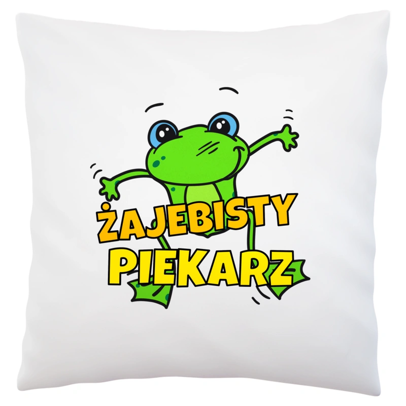 Żajebisty piekarz - Poduszka Biała