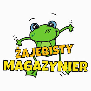 Żajebisty Magazynier - Poduszka Biała