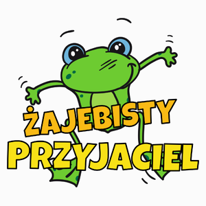 Żajebisty Przyjaciel - Poduszka Biała