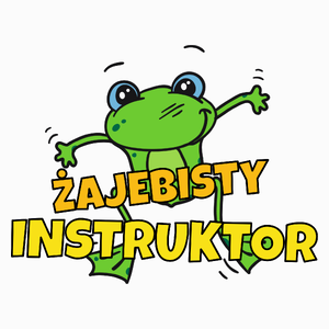 Żajebisty Instruktor - Poduszka Biała