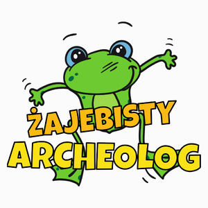 Żajebisty Archeolog - Poduszka Biała