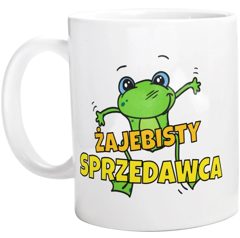 Żajebisty sprzedawca - Kubek Biały