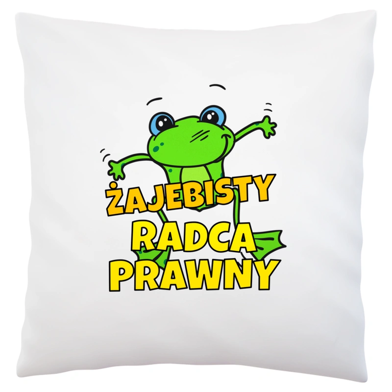 Żajebisty Radca Prawny - Poduszka Biała