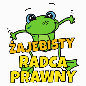 Żajebisty Radca Prawny - Poduszka Biała