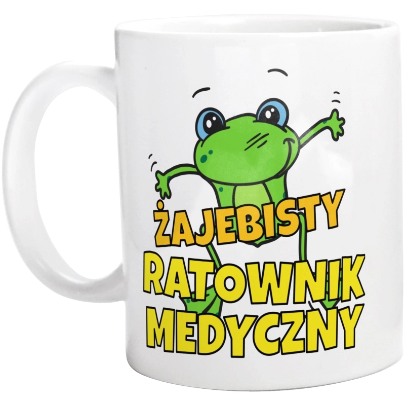 Żajebisty ratownik medyczny - Kubek Biały