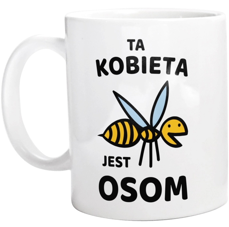 Ta kobieta jest osom awesome - Kubek Biały