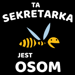 Ta sekretarka jest osom awesome - Torba Na Zakupy Czarna