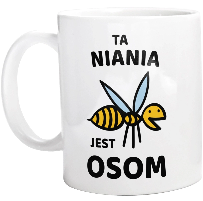 Ta niania jest osom awesome - Kubek Biały