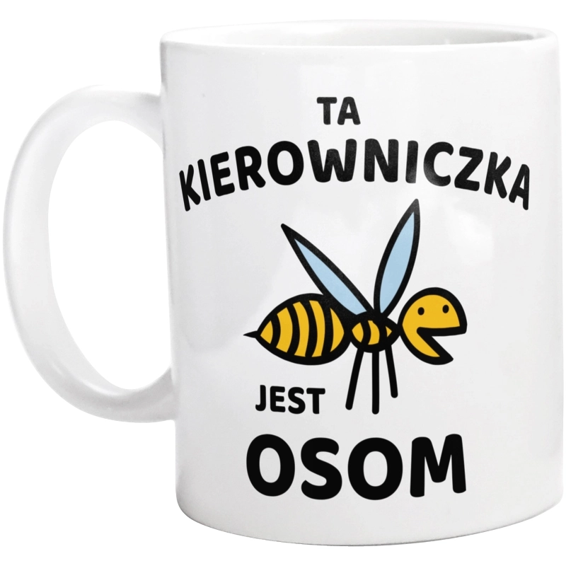 Ta kierowniczka jest osom awesome - Kubek Biały