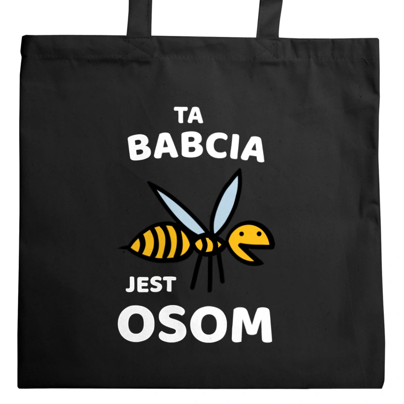 Ta Babcia Jest Osom Awesome - Torba Na Zakupy Czarna