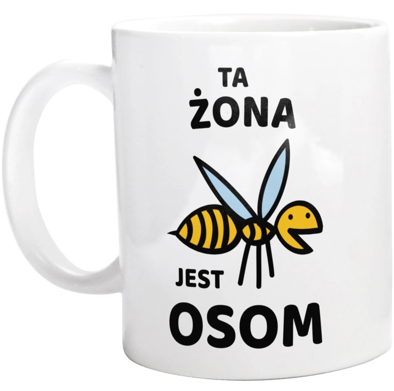 Ta żona jest osom awesome - Kubek Biały