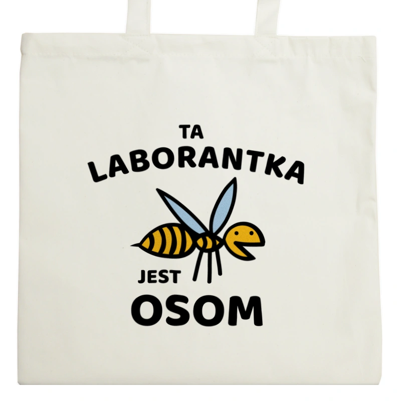 Ta laborantka jest osom awesome - Torba Na Zakupy Natural