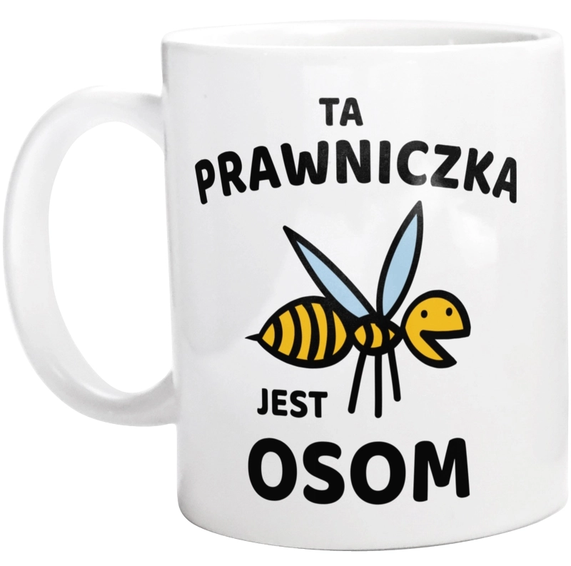 Ta prawniczka jest osom awesome - Kubek Biały