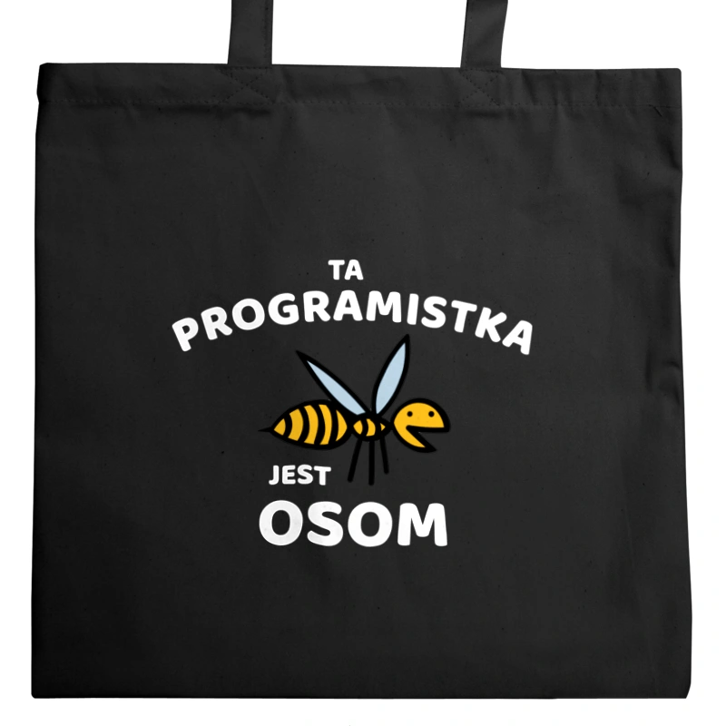 Ta programistka jest osom awesome - Torba Na Zakupy Czarna