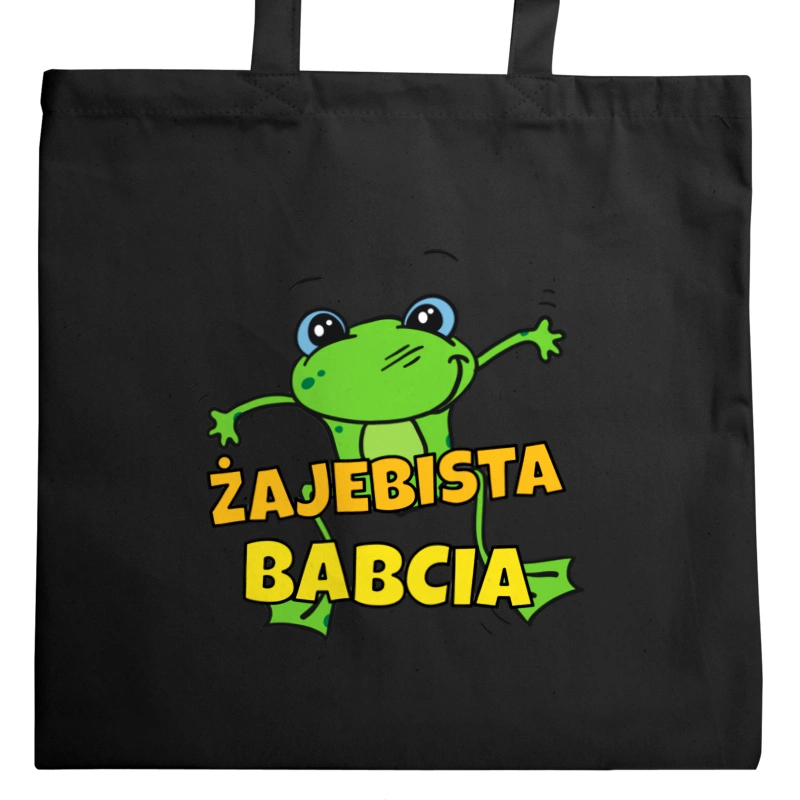 Żajebista Babcia - Torba Na Zakupy Czarna