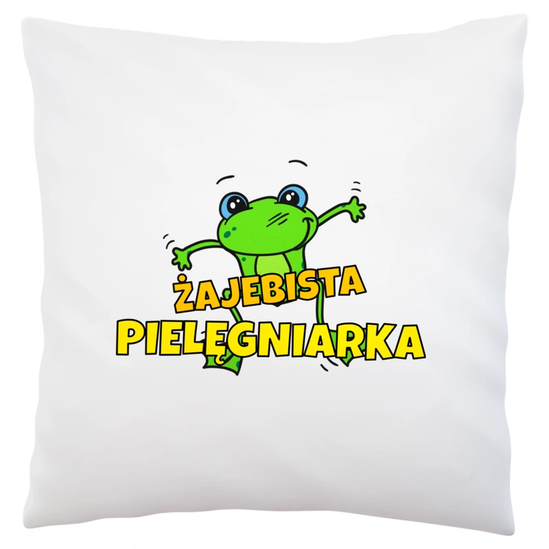 Żajebista pielęgniarka - Poduszka Biała