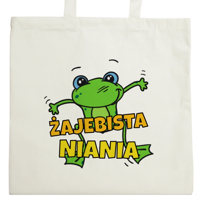 Żajebista niania - Torba Na Zakupy Natural