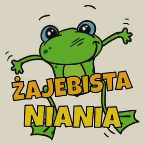 Żajebista niania - Torba Na Zakupy Natural