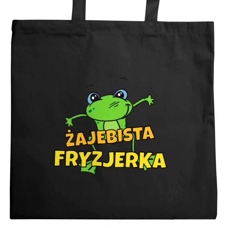 Żajebista fryzjerka - Torba Na Zakupy Czarna