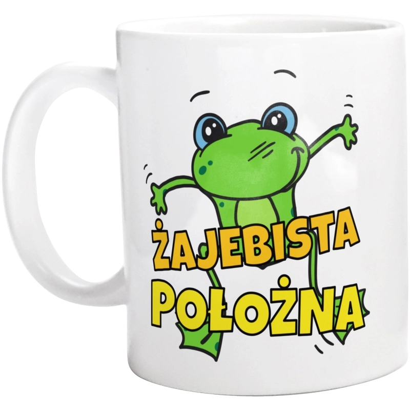 Żajebista położna - Kubek Biały