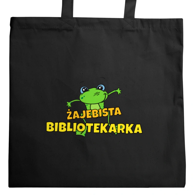 Żajebista bibliotekarka - Torba Na Zakupy Czarna