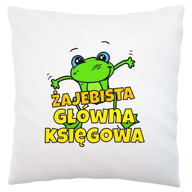 Żajebista główna księgowa - Poduszka Biała