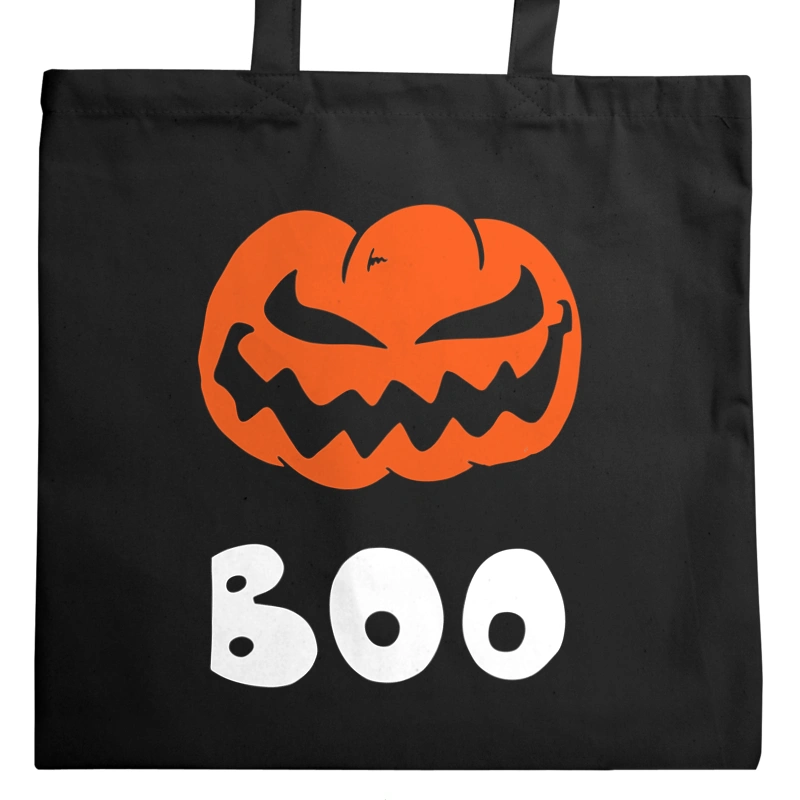 Halloween dynia boo - Torba Na Zakupy Czarna