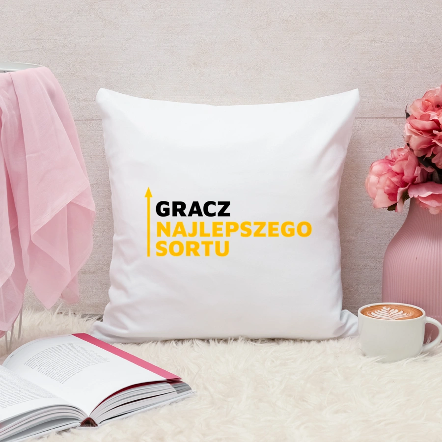 Gracz Najlepszego Sortu - Poduszka Biała