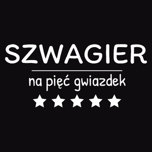 Szwagier Na 5 Gwiazdek - Męska Koszulka Czarna