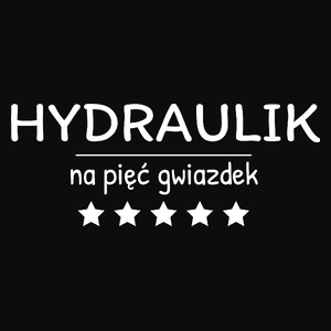 Hydraulik Na 5 Gwiazdek - Męska Koszulka Czarna