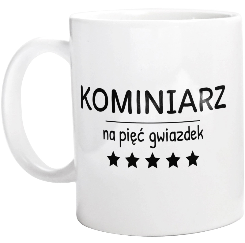 Kominiarz Na 5 Gwiazdek - Kubek Biały