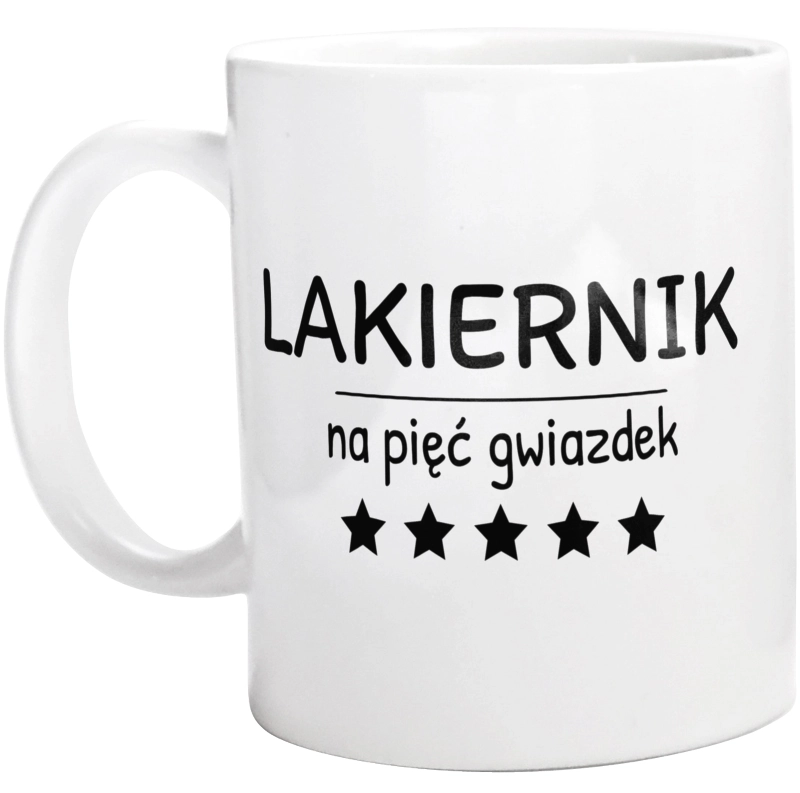 Lakiernik Na 5 Gwiazdek - Kubek Biały