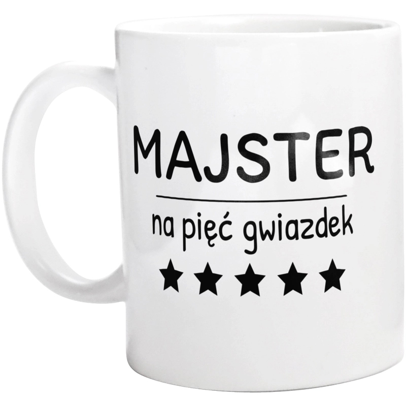 Majster Na 5 Gwiazdek - Kubek Biały