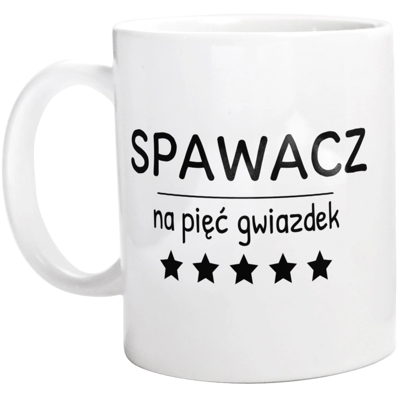 Spawacz Na 5 Gwiazdek - Kubek Biały