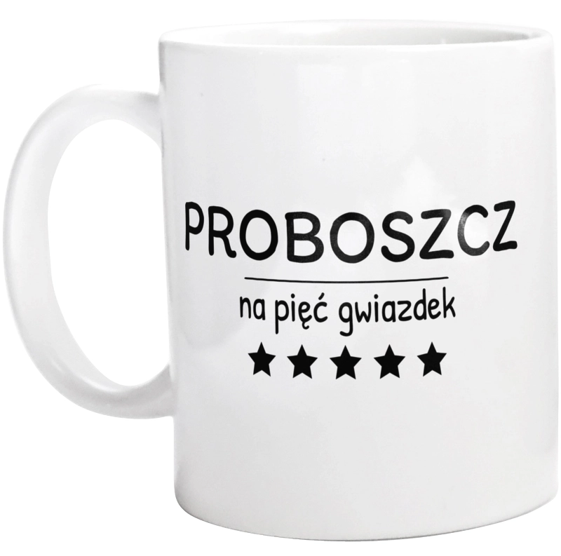 Proboszcz Na 5 Gwiazdek - Kubek Biały