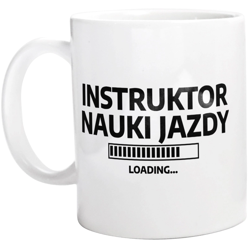 Instruktor Nauki Jazdy Loading - Kubek Biały