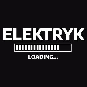 Elektryk Loading - Męska Koszulka Czarna