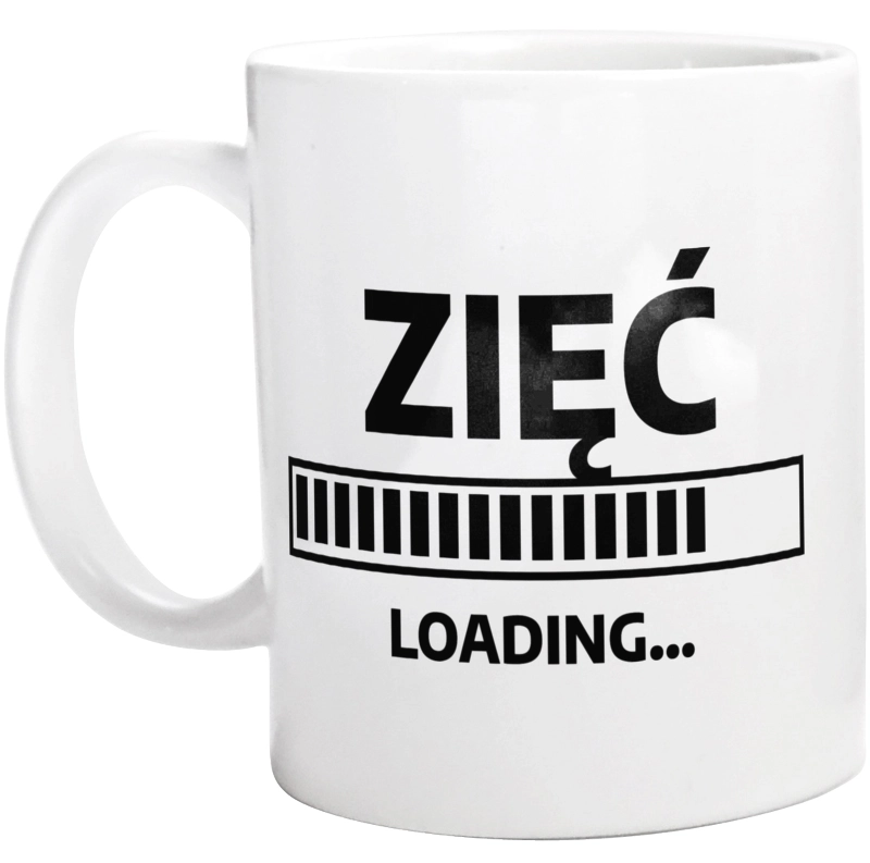 Zięć Loading - Kubek Biały