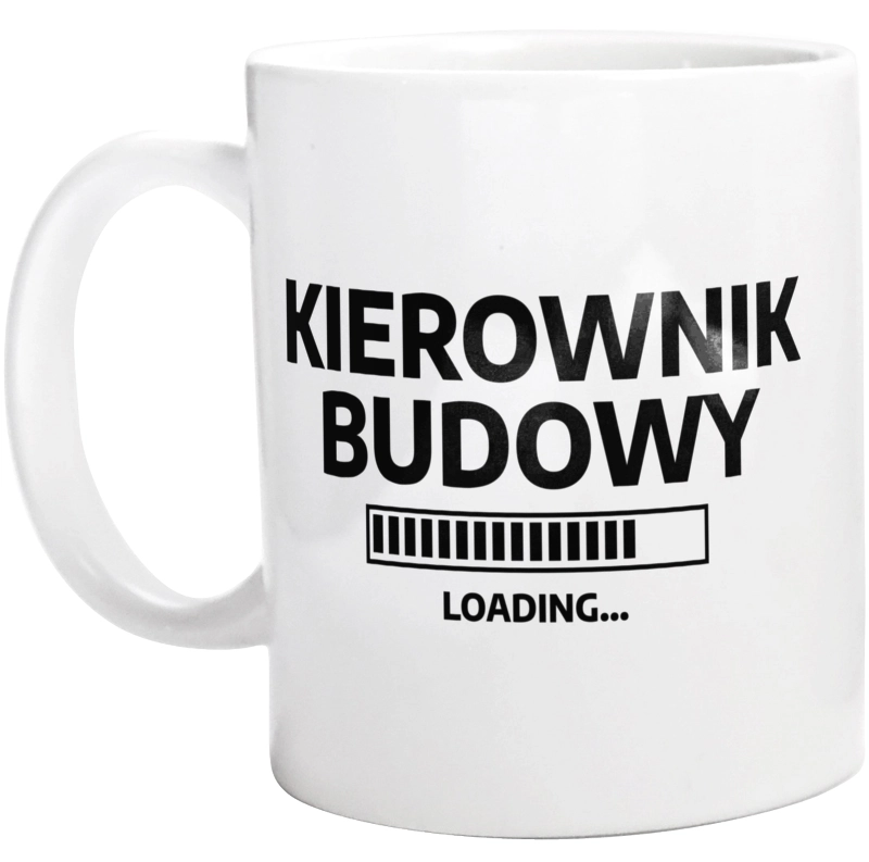 Kierownik Budowy Loading - Kubek Biały