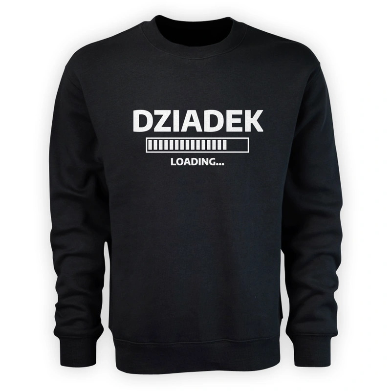 Dziadek Loading - Męska Bluza Czarna